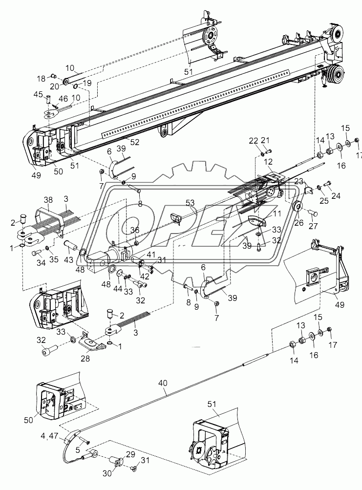 TELESCOPING MECHANISM D00755901800000000Y