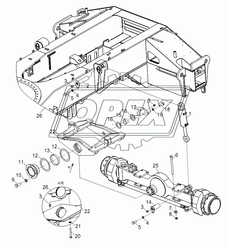 REAR SUSPENSION D00757913300000000Y