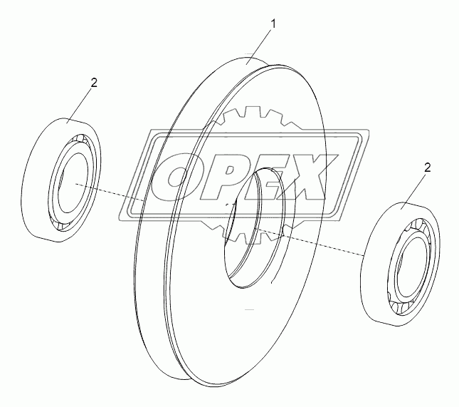 PULLEY ASSY D00755908600400000Y