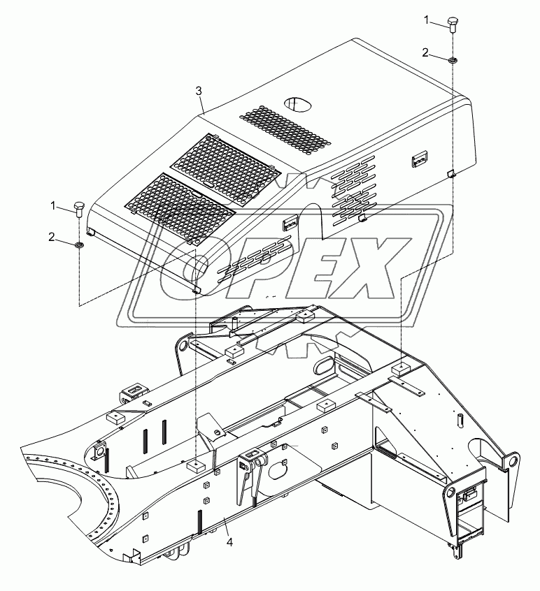 ENGINE HOUSING AND ITS INSTALLATION D00757915100000000Y