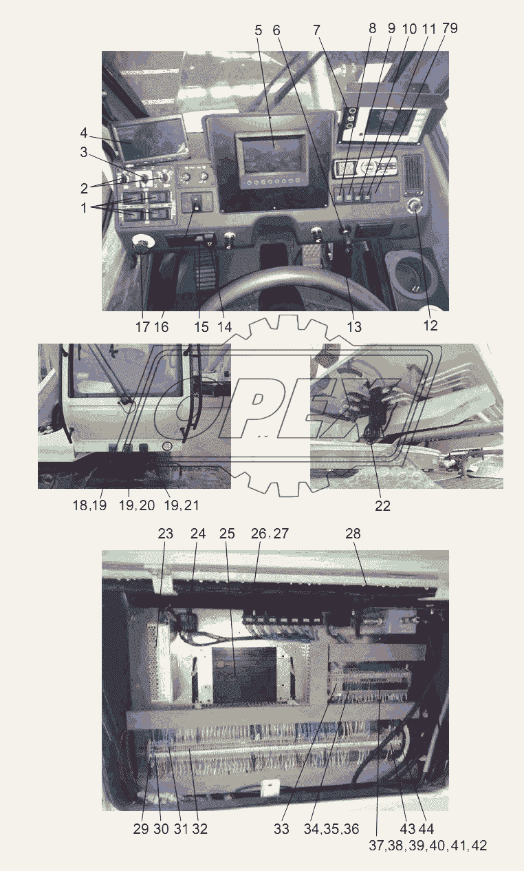 ELECTRICAL SYSTEM (HIRSCHMANN) (OPERATOR’S CAB ELECTRICS) D00755916240000001Y