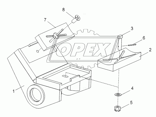 SUPPORT ASSY D00755908700600000Y