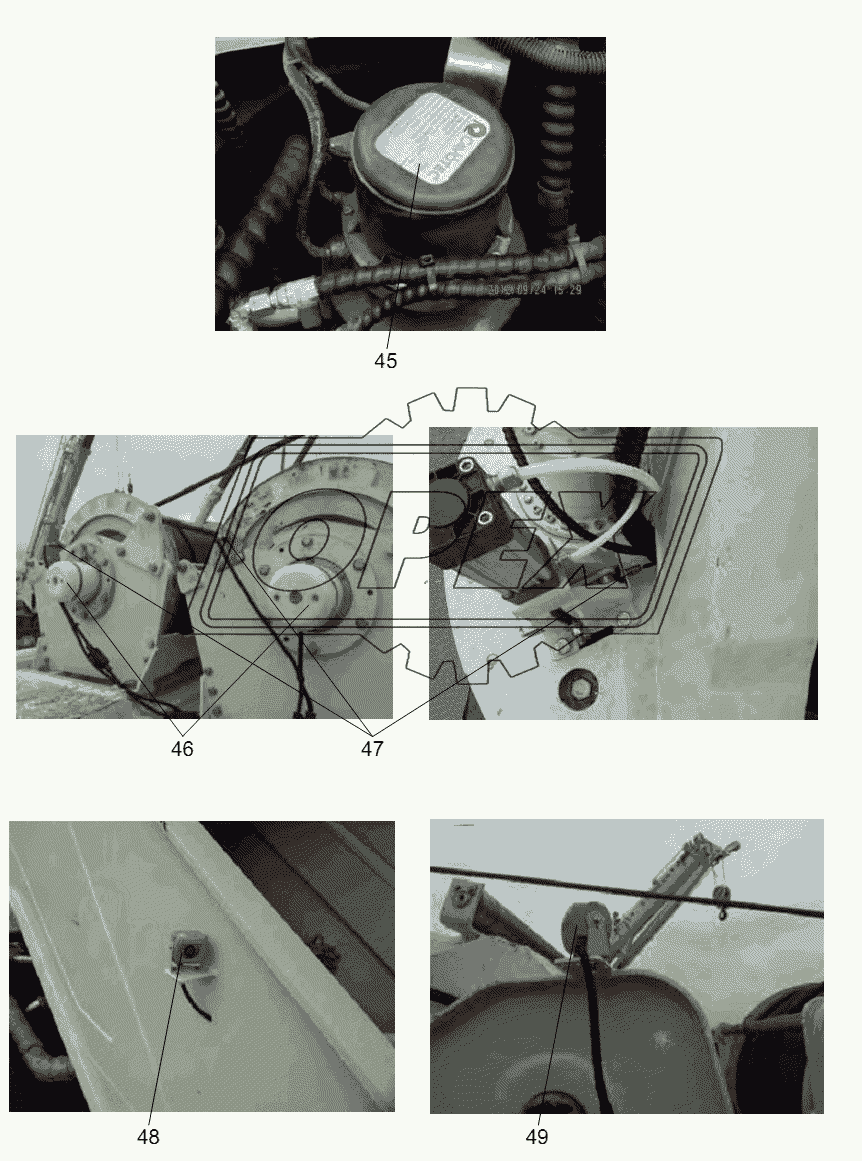 ELECTRICAL SYSTEM (HIRSCHMANN) (SLEWING TABLE ELECTRICS) D00755916240000001Y