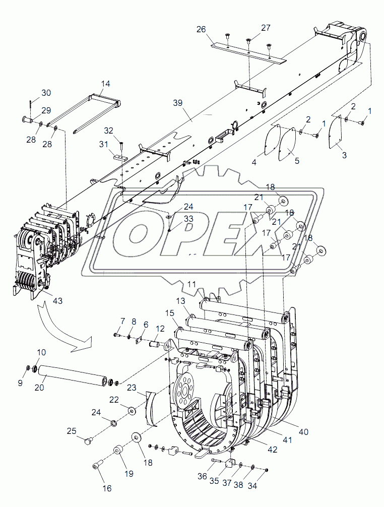 MAIN BOOM ASSY D00755910120000000Y