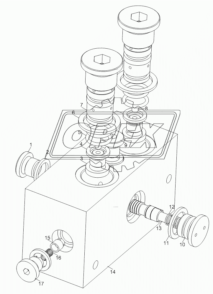 SLEWING BRAKE VALVE D1010303988_6500Y