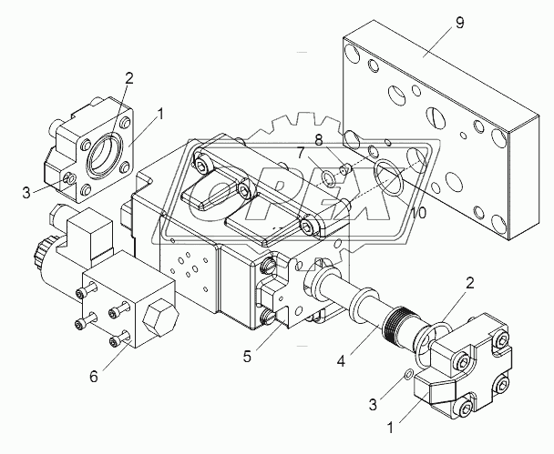 ELECTRO-HYDRAULIC DIRECTIONAL CONTROL VALVE D1010302101_6500Y