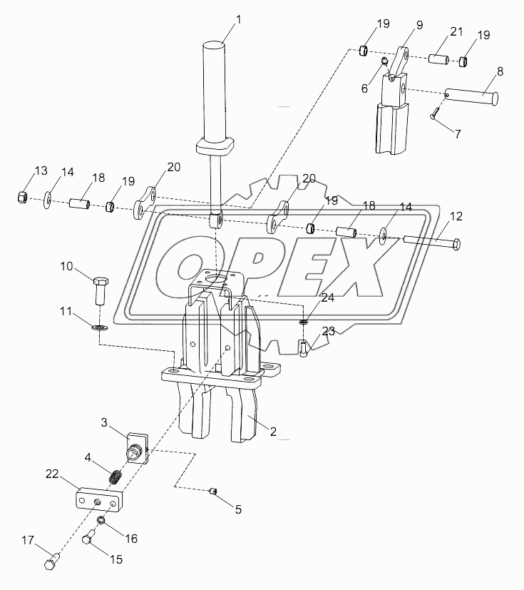 SWING LOCKING DEVICE D00755915900000000Y