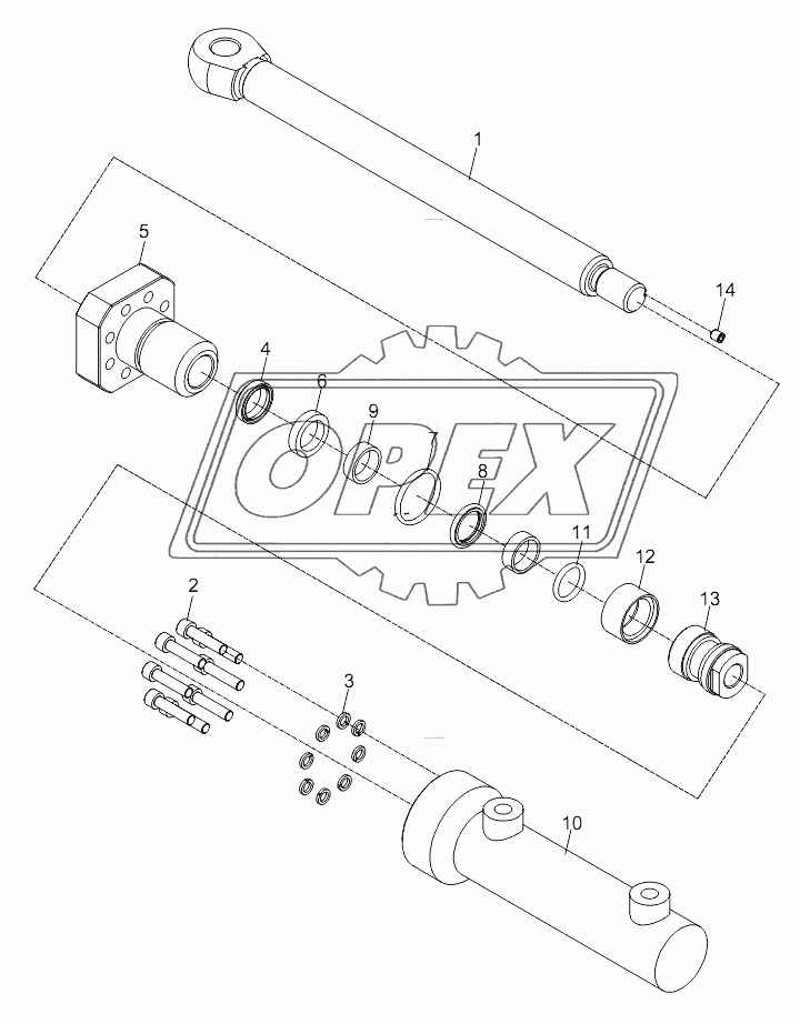 SWING LOCKOUT CYLINDER D00755708401000000_6400Y