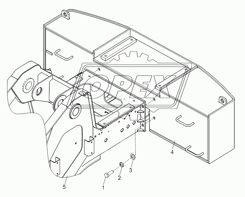 COUNTERWEIGHT INSTALLATION D00755904700600000Y