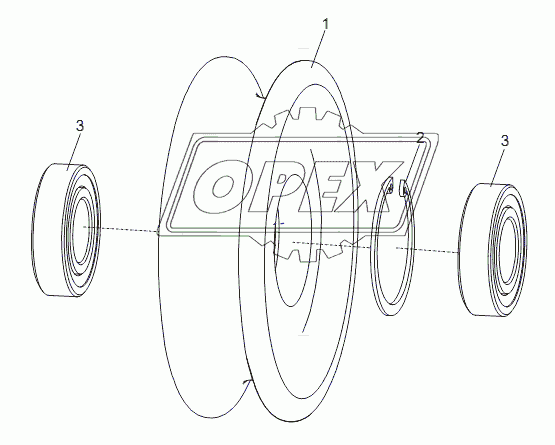 PULLEY ASSY D00755900202000000Y