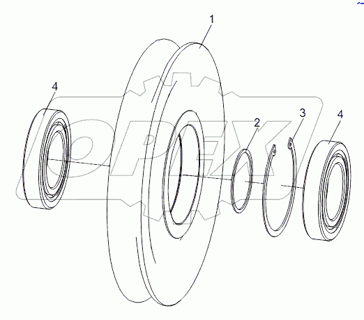 PULLEY ASSY D00755908800600000Y