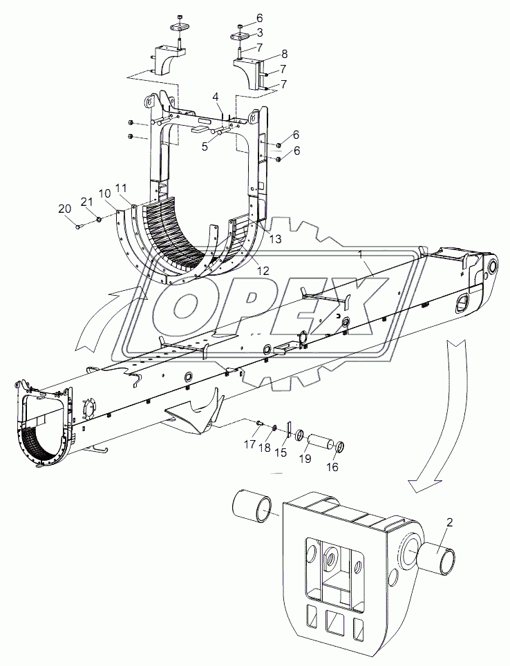 BASIC BOOM ASSY D00755918520000000Y