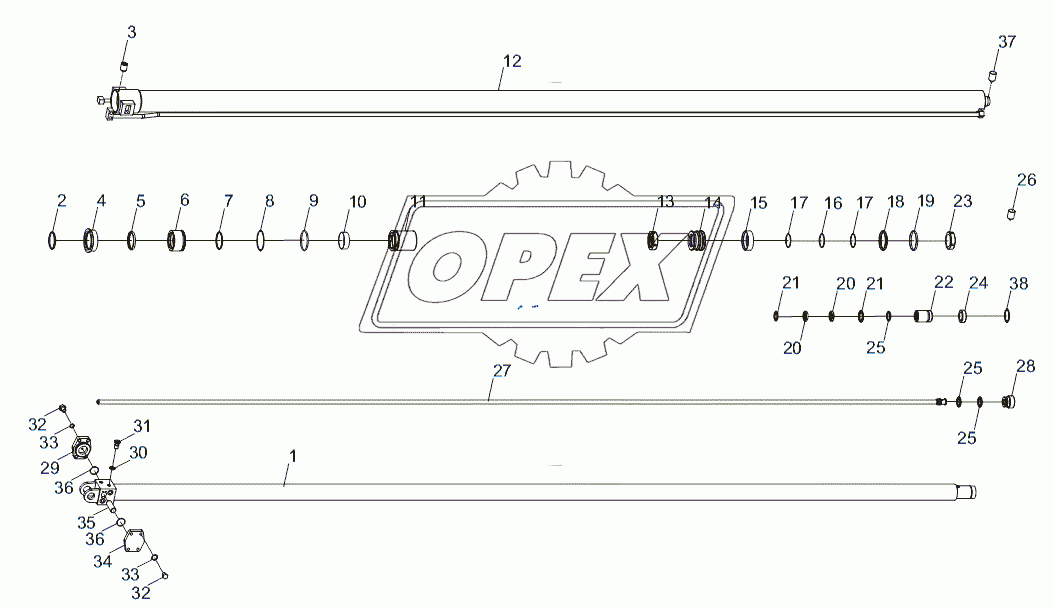 TELESCOPING CYLINDER I D00631178410100000_6400Y