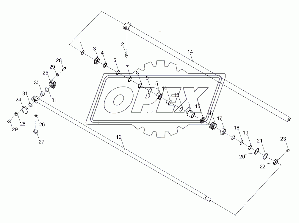 TELESCOPING CYLINDER II D00631178410200000_6400Y