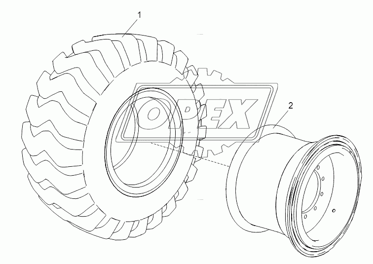 WHEEL ASSY D00757913110000000Y