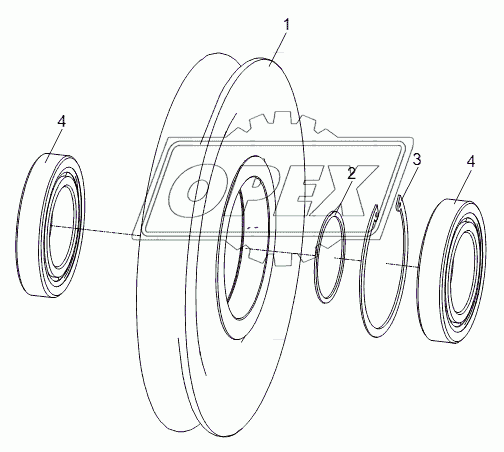 PULLEY ASSY D00755908800600000Y 1