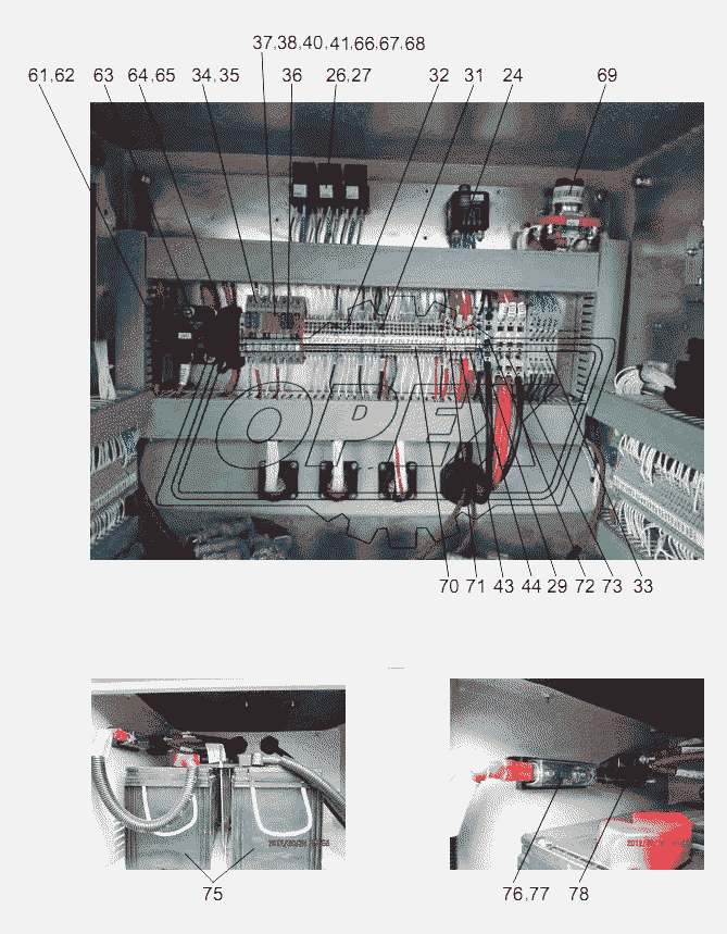 CHASSIS FRAME ELECTRICS 2 D00755916260000001Y