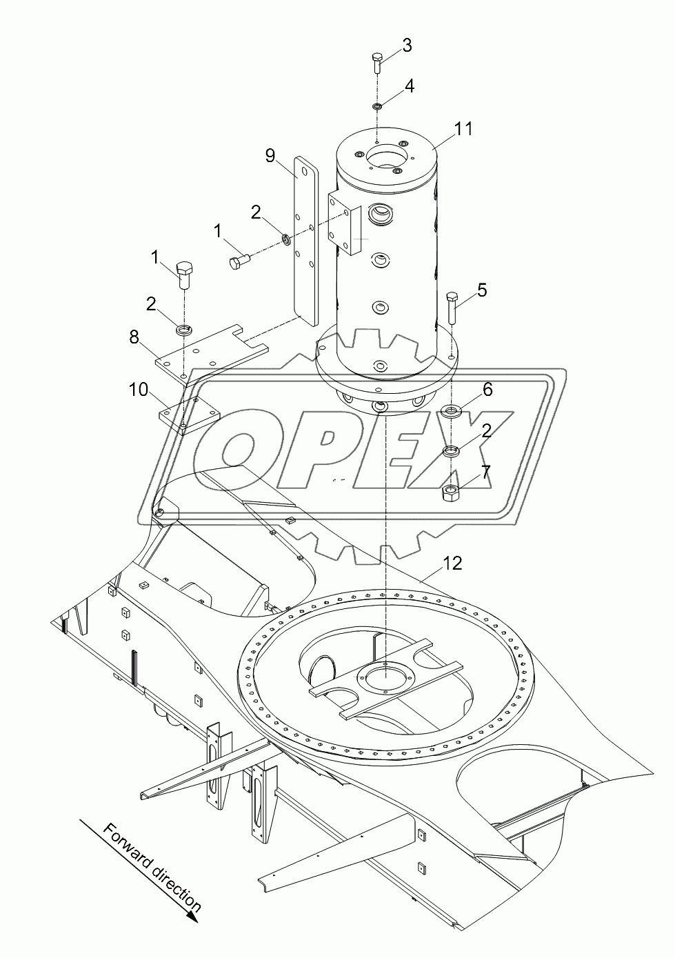 CENTRE REVOLVING JOINT INSTALLATION