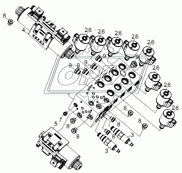 OUTRIGGER CONTROL VALVE BLOCK