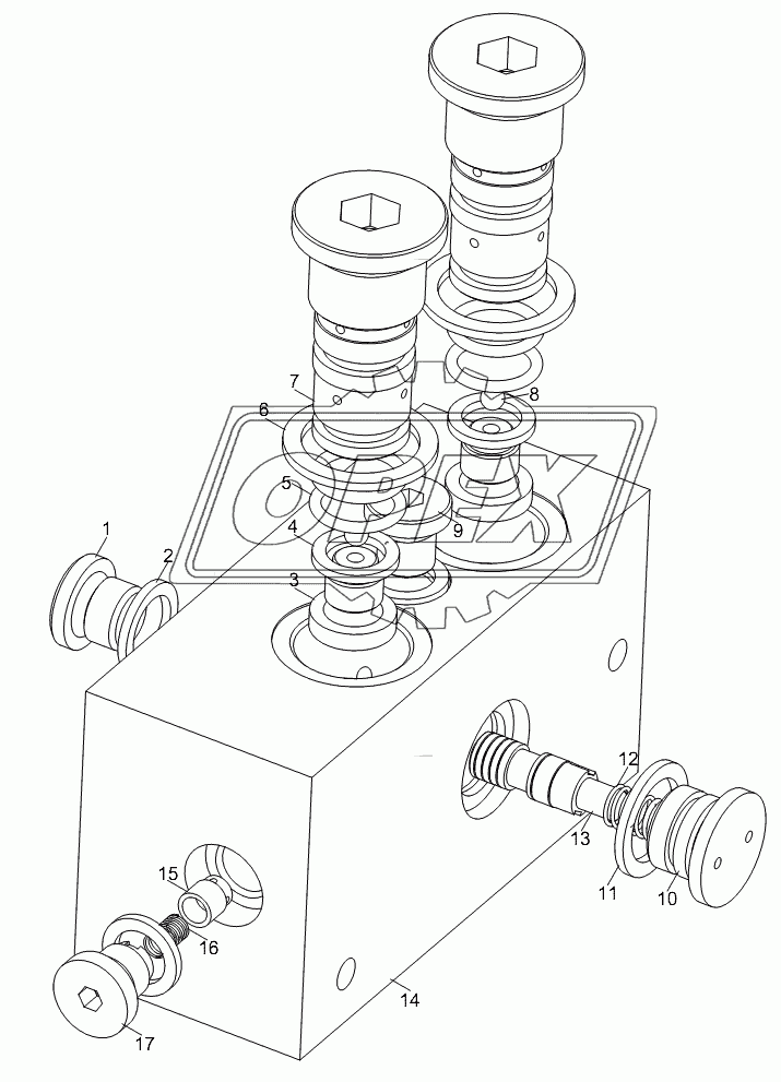 SLEWING BRAKE VALVE