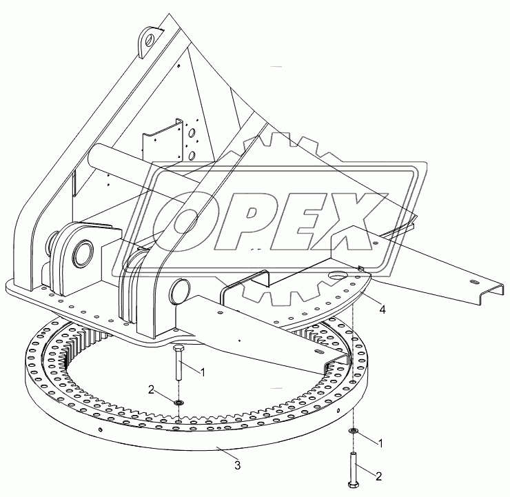 SWING BEARING ASSEMBLY
