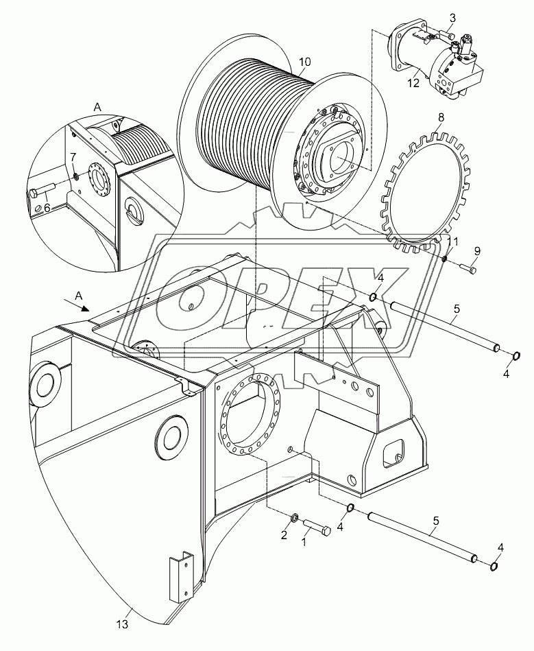 MAIN WINCH MECHANISM