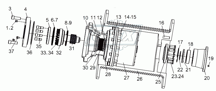 WINCH REDUCER 1