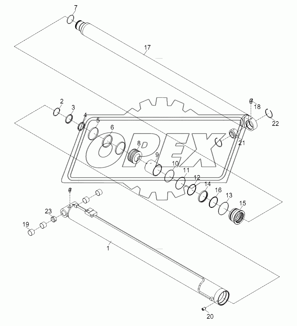 DEERICKING CYLINDER