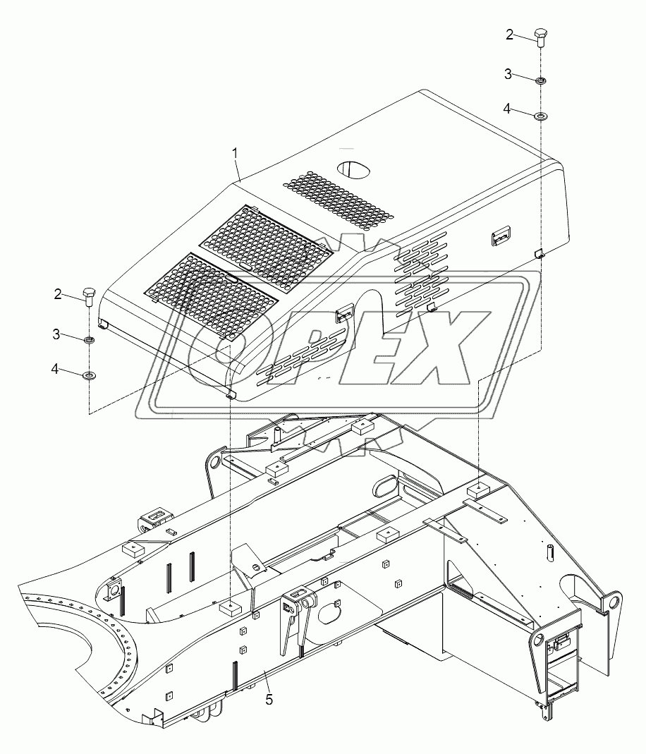 ENGINE HOUSING AND ITS INSTALLATION