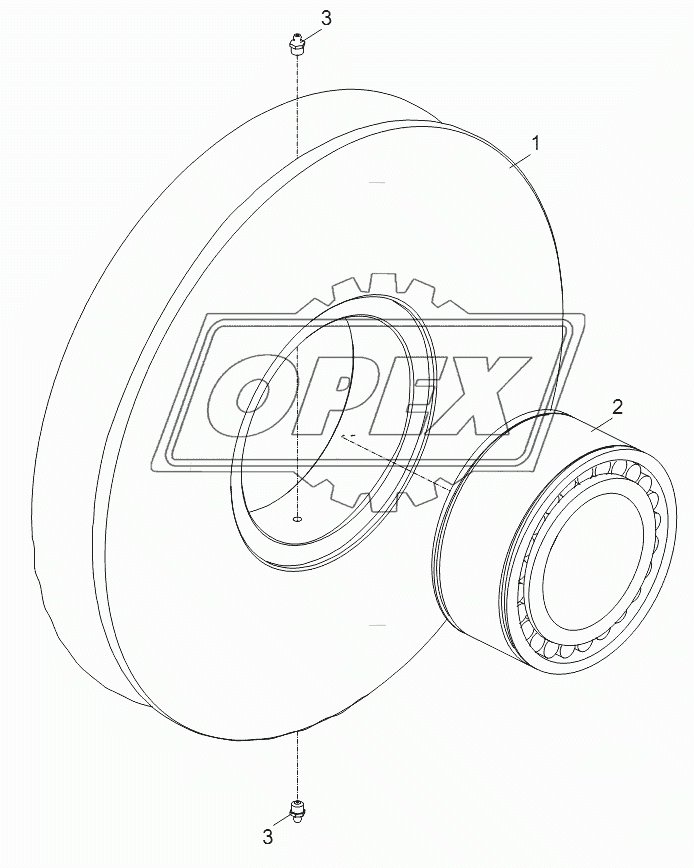 NYLON PULLEY ASSY. D00663110100220000Y 1