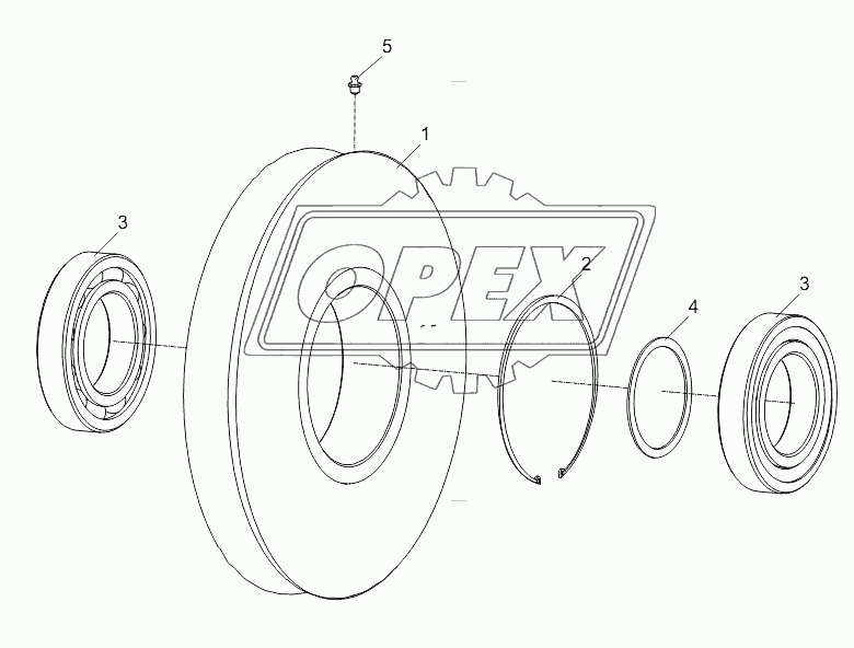 PULLEY ASSY. D00663000100640002Y