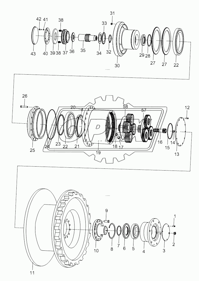 DERRICKING REDUCER D1030201321_100014Y