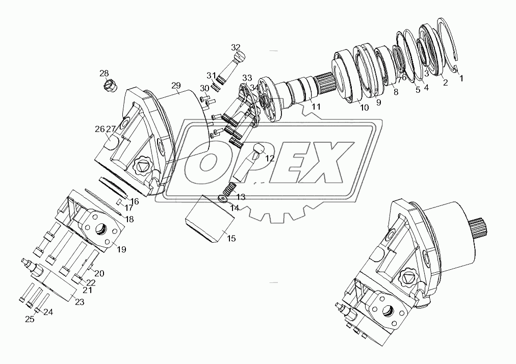 HYDRAULIC MOTOR D1010100076_100033Y