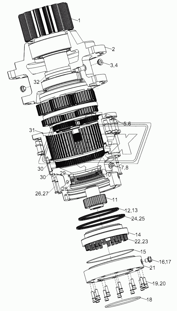 SLEWING REDUCER D1030200565_100013Y