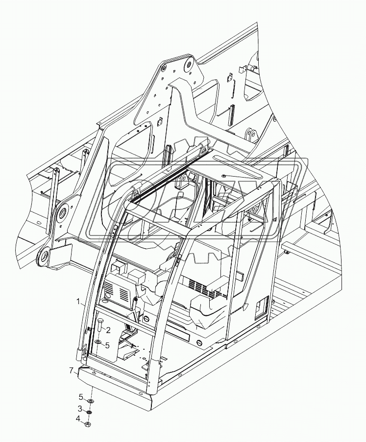 OPERATOR’S CAB ASSEMBLY D00663110700000000Y