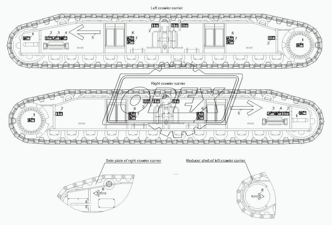 INSTALLATION OF SIGNS ON CRANE UNDERCARRIAGE D00663117000800000Y