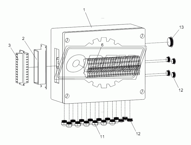 WIRE HARNESS OF JUNCTION BOX (4) D00663116300240001Y