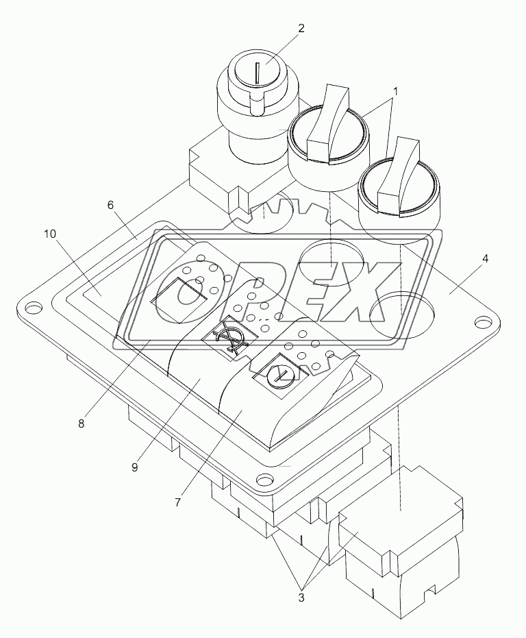 OPERATING CONSOLE ASSY D00663116200220001Y