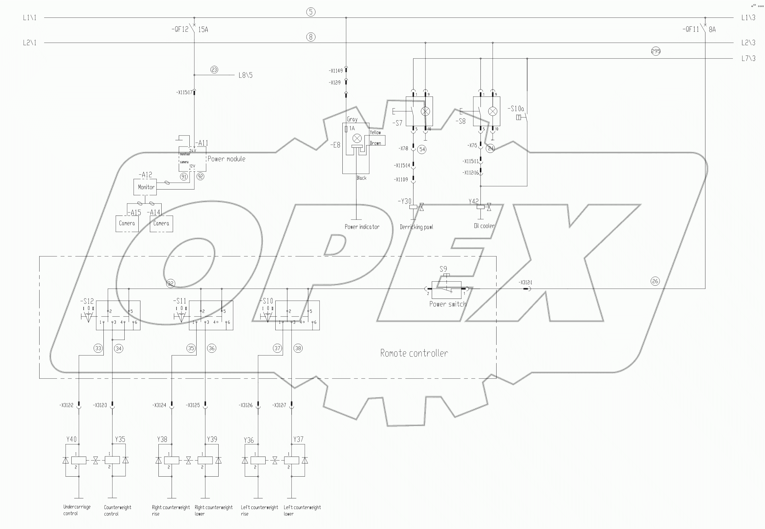 ELECTRICAL SYSTEM DIAGRAM D00663116100001010Y