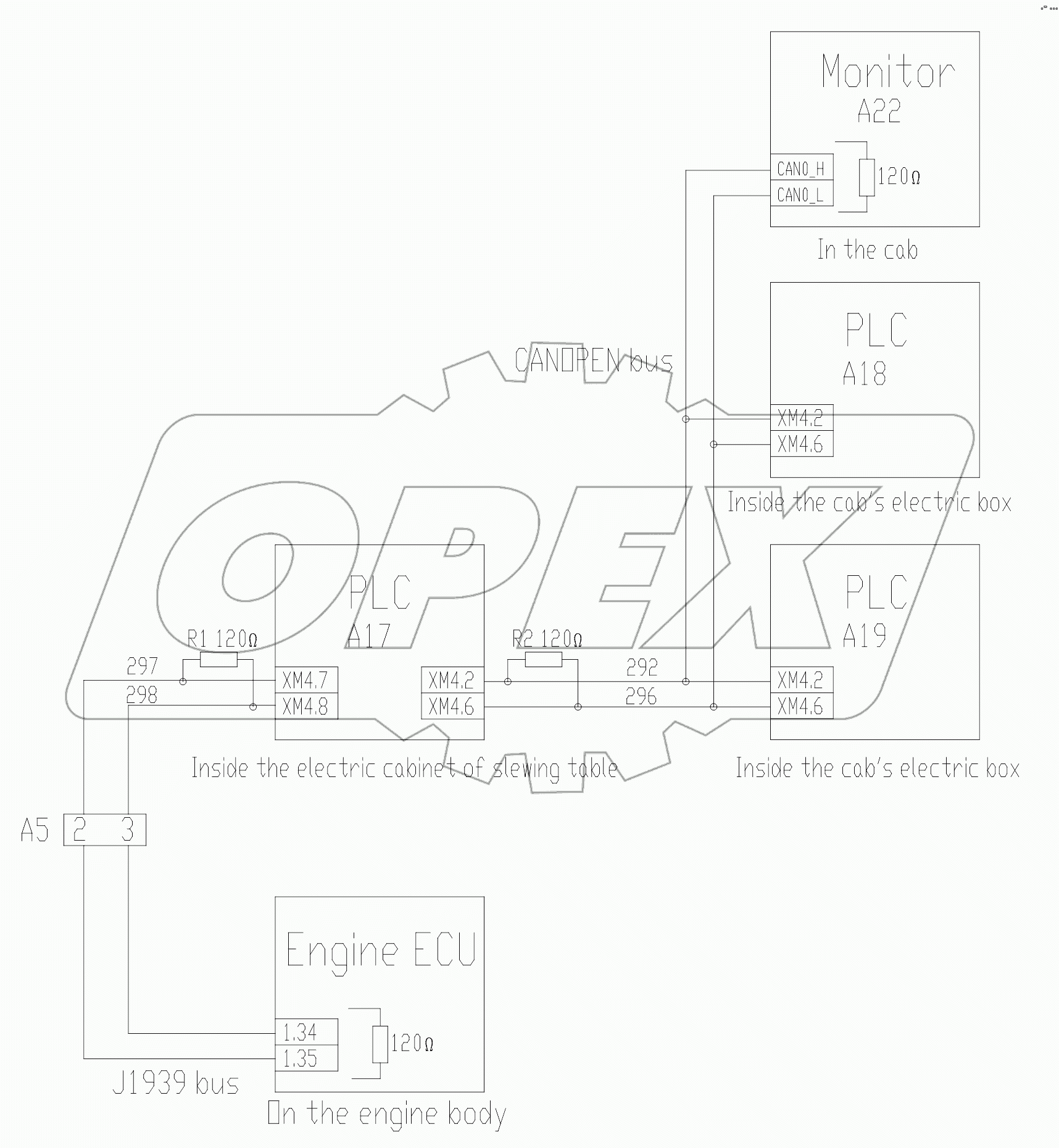ELECTRICAL SYSTEM DIAGRAM D00663116100001010Y