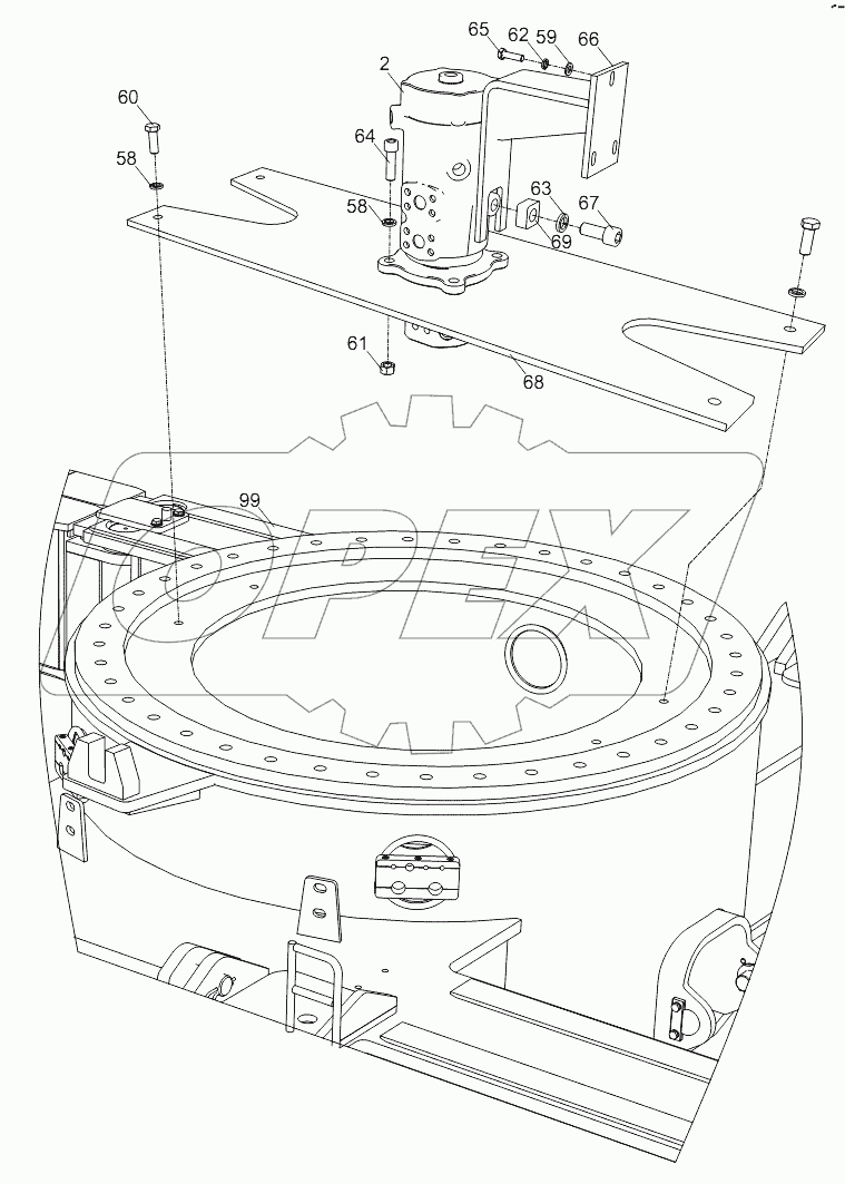 CENTRAL REVOLVING JOINT INSTALLATION D00663004811600000Y