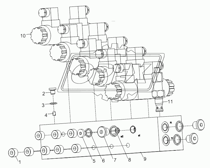 CONTROL VALVE BLOCK I D1010300433_100029Y