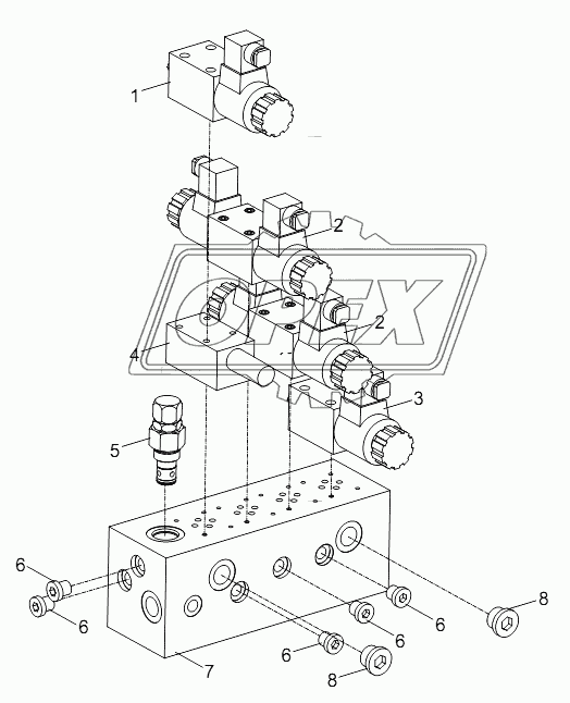 CONTROL VALVE BLOCK D1010303898_100029Y