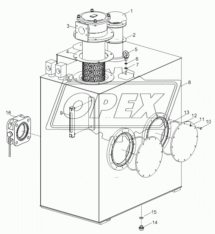 HYDRAULIC OIL TANK D00663113000000000Y