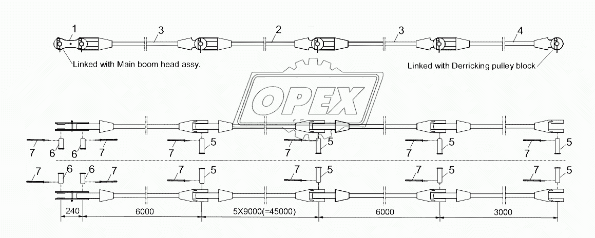 MAIN BOOM GUY LINES D00663115400200000Y