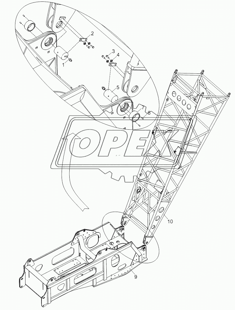 MAIN BOOM ASSEMBLY D00663024700400000Y
