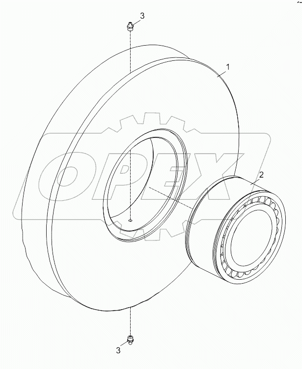 NYLON PULLEY ASSY. D00663110100220000Y