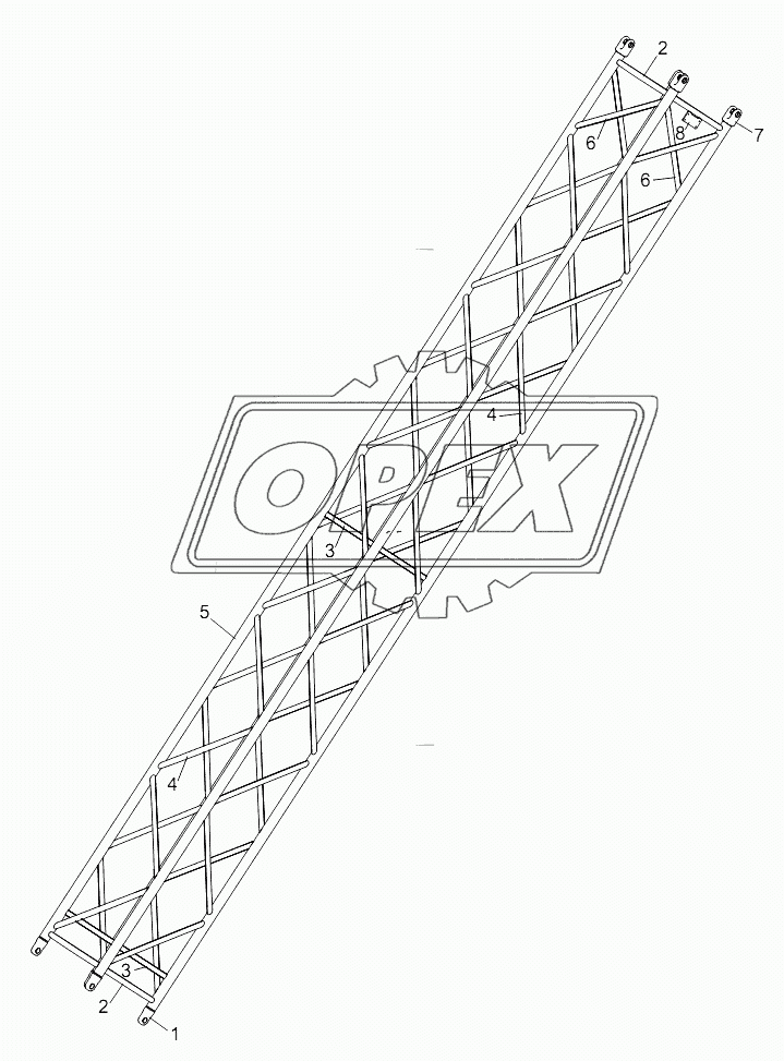 6M FIXED JIB INTERMEDIATE SECTION D00663020200600000Y