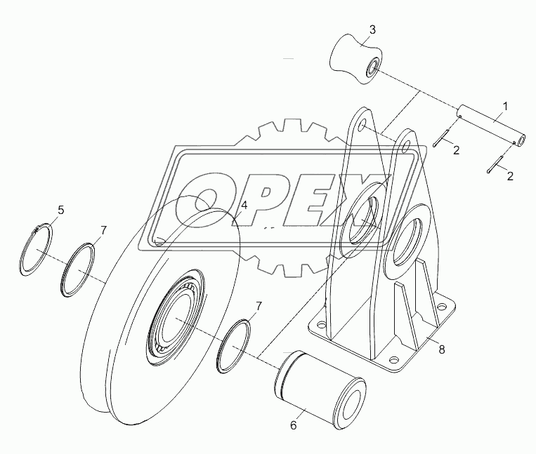 DRIVEN SPROCKET ASSY. D00663117800400000Y