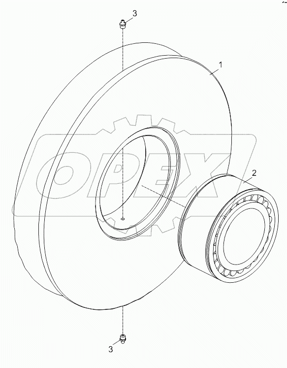 NYLON PULLEY ASSY. D00663110100220000Y